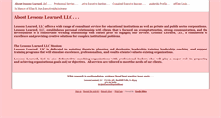 Desktop Screenshot of lessonslearnedllc.net